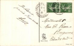 CPA co Therese Of the Jesus child in his cell writing the History of its Heart Lisieux