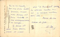 CPA co Therese of the Jesus Child throwing of the flowers under the steps of the Child allegorical Jesus Table Allegorical pictu