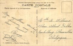 CPA Lisieux Church Saint Jacques