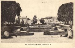 CPA Lisieux the Public garden