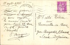 CPA Lisieux the Public garden