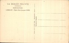 CPA Lisieux Church Saint Jacques