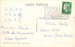 CPA Beaune Eglise Noire Dame