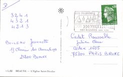 CPA Beaune L'Eglise Saint Nicolas