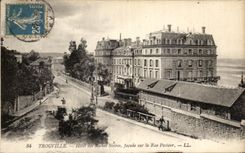 CPA Trouville Hotel Of the Black Rocks Frontage On the Street Pasteur