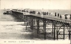 CPA Trouville the Pier Walk