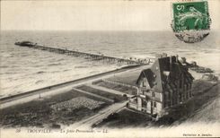 CPA Trouville the Pier Walk