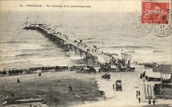 CPA Trouville View Of the Pier Walk