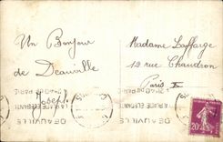 CPA Trouville the Queen Of the Beaches the Beach