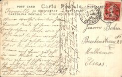 CPA TRouville the municipal caisno Seen from of the quay Valley Boat