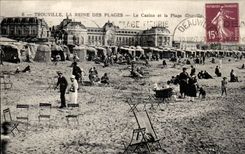CPA Trouville the Queen Of the Beaches the casino and the beach