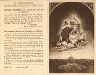 CPA the Subscription For the erection Of the Basilica