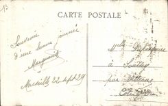 CPA Marseille De la Garde a Travers les pins 