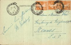 CPA Egliseneuve d' Entraigues the Town hall and the School complex