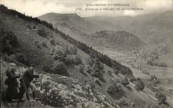 CPA Entrance of Vallee De Chaudefour