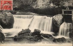CPA Auvergne Pittoresque Cascades of Cere