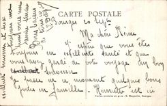 Puerta central de la catedral de CPA Bourges el juicio pasado Damnes