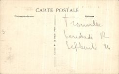 CPA Trovuille the Pier Walk Departure of the boat of Le Havre