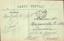 CPA Surroundings of Potigny Entrance Tomb of Marie Jolly