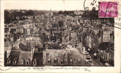 CPA Cliff Panorama Seen Towards the Castle