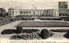 CPA Deauville the Flowered Beach the Casino