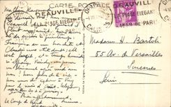 CPA Deauville the Flowered Beach the Casino