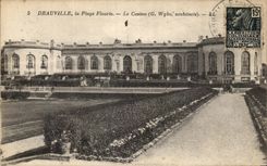 CPA Deauville La Plage Fleurie Le Casino