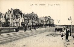 CPA Deauville Groupe de Villas