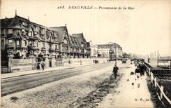 CPA Deauville Promenade de la Mer Tennis