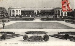 CPA Deauville Le Casino et les jardins