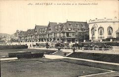 CPA Deauville Les Jardins et le Normandy Hotel