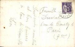 CPA Deauville the flowered Beach the Casino