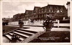 CPA Deauville La Plage Fleurie Le Normandy Hotel