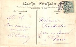 CPA Deauville Sur Mer La Promenade de la Plage