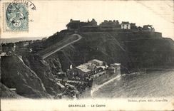 CPA Granville Le Casino (carte toilee)