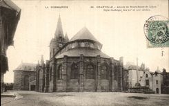 CPA la Normandie Granville Abside de Notre Dame de Lihou Style Gothique des 