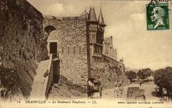 CPA Granville le Boulevard Vaufleury