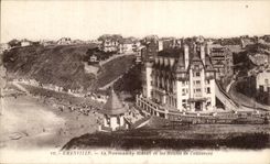CPA Granville Le Normandy Hotel et les Routes de Coutances