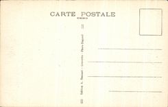 CPA Granville Dans Les Rochers Folklore Costume Femme