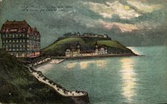 CPA Granville Le Normandy Hotel et le Casino par Clair de Lune