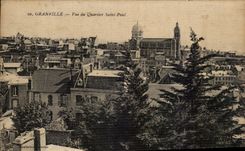 CPA Granville Vue du Quartier Saint Paul
