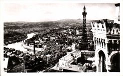 Panorama de CPA Lyon en el Saone visto de Fourviere