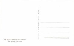 Panorama de CPA Lyon en el Saone visto de Fourviere