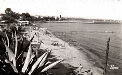 CPA the Mediterranean coastline Colfe Juan Piage