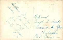 CPA Fantaisie florece la herradura de la Feliz Ano Nuevo de la felicidad de Porte