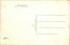 CPA Strasbourg Saint Paul Church