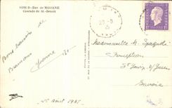 CPA B Environs De Modane Cascades of St Benoit