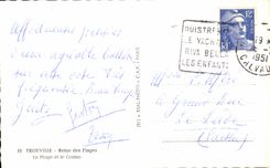 CPA Trouville Relne Of the Beach the Beach And the Casino