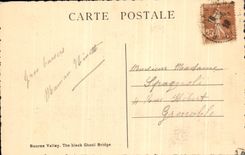 CPA Picturesque Vercors Valley Of Bourne the Bridge Of Goule Black