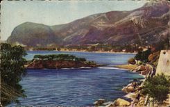 CPA Francia suave dimensiona el d azul Eze de Saint Laurent